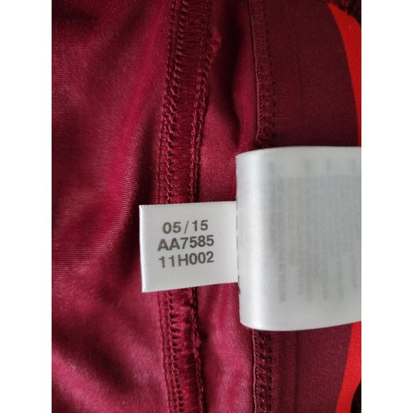 Adidas By Stella McCartney Run Athletic 3/4 Running Tights, Dark Vine Size Large - Picture 16 of 16